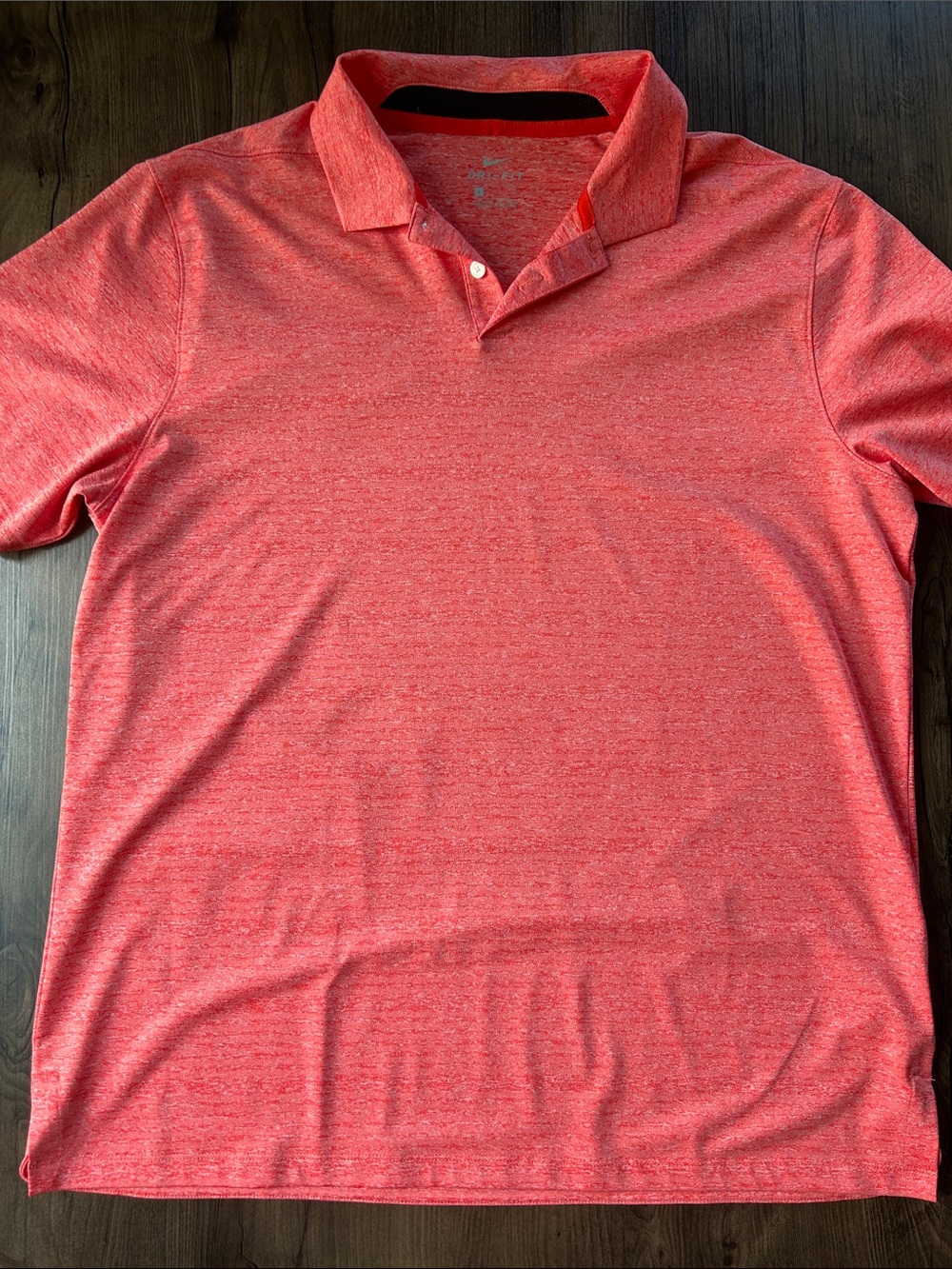Nike Men's Heathered Coral Polo Shirt